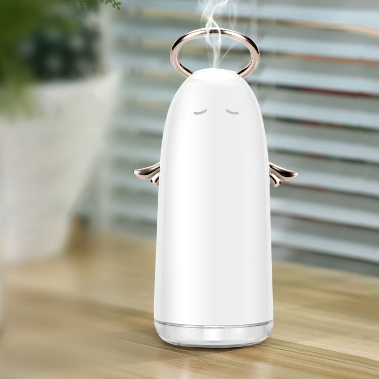 Humidificateur atomiseur mini ange TSHM0 avec lumières nocturnes colorées, Capacité du réservoir d'eau : 230mL