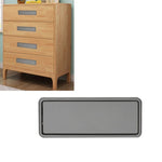 Poignée simple rainurée pour armoire, poignée encastrée invisible pour tiroir, distance entre trous : 96mm, 96mm