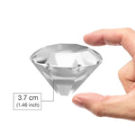 Nouvelle machine à glaçons en silicone à 4 cavités en forme de diamant 3D, pour bar, fête, bacs à glaçons, moule à chocolat, ustensile de cuisine, forme de diamant