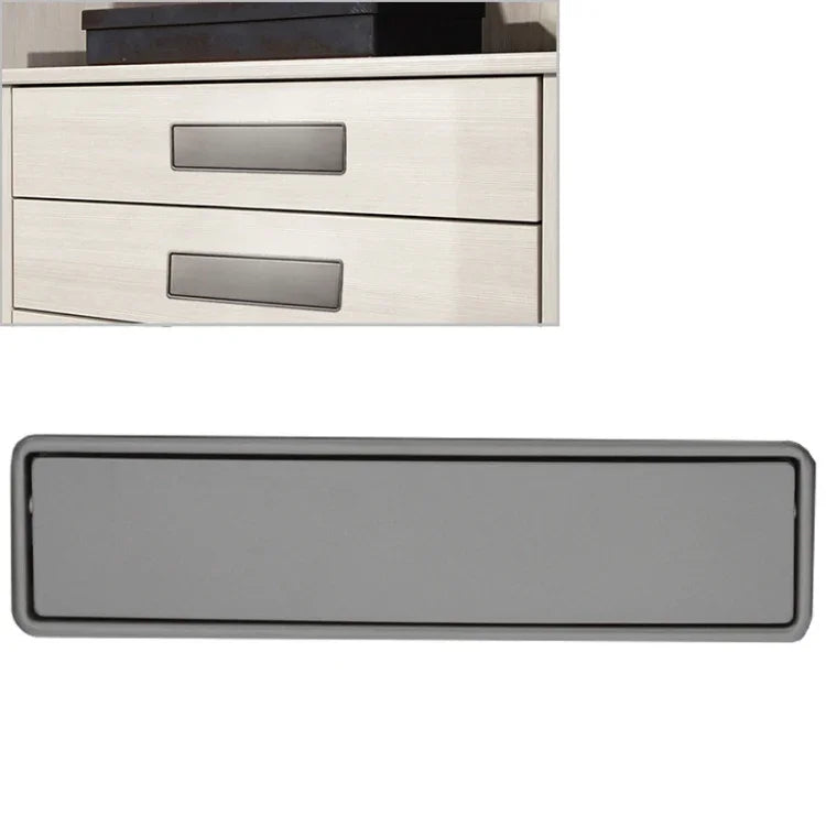 Poignée simple rainurée pour armoire, poignée encastrée invisible pour tiroir, distance entre trous : 160mm, 160mm