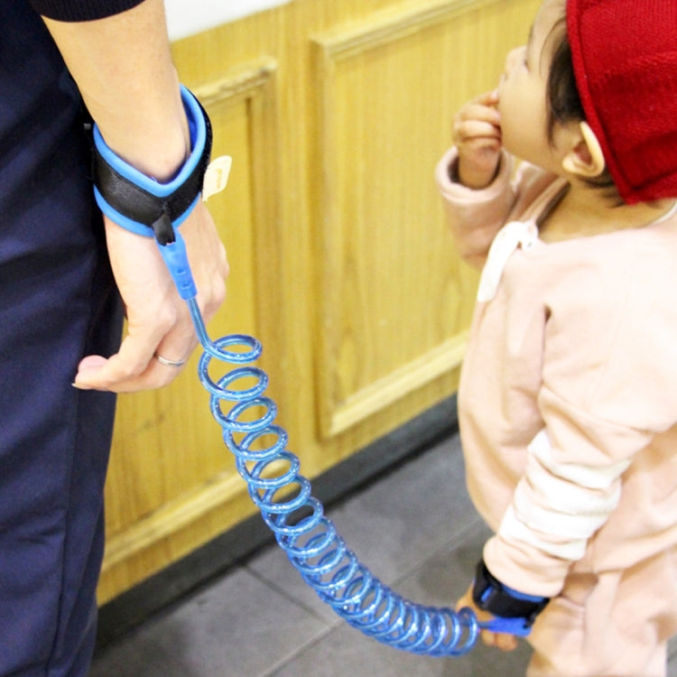 Harnais de sécurité pour enfants laisse anti-perte lien de poignet corde de traction bracelet anti-perte, longueur : 2m, 2m orange, 2m bleu