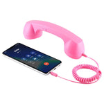 Combiné téléphonique rétro anti-radiations pour téléphone portable avec prise jack 3,5 mm, 3,5 mm