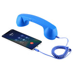 Combiné téléphonique rétro anti-radiations pour téléphone portable avec prise jack 3,5 mm, 3,5 mm
