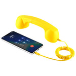 Combiné téléphonique rétro anti-radiations pour téléphone portable avec prise jack 3,5 mm, 3,5 mm