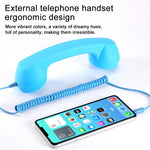 Combiné téléphonique rétro anti-radiations pour téléphone portable avec prise jack 3,5 mm, 3,5 mm