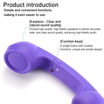 Combiné téléphonique rétro anti-radiations pour téléphone portable avec prise jack 3,5 mm, 3,5 mm