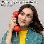 Combiné téléphonique rétro anti-radiations pour téléphone portable avec prise jack 3,5 mm, 3,5 mm