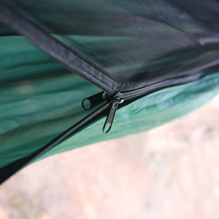 Hamac avec moustiquaire imperméable pour extérieur, fond, dimensions 360x290 cm, vert lac