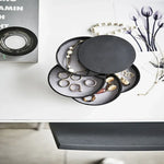 Boîte de rangement créative pour bijoux de bureau à plusieurs étages, étui de protection
