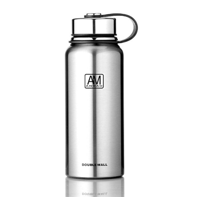 Bouteille de sport portable de grande capacité en acier inoxydable à double paroi, 610 ml