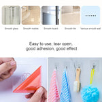 10 crochets adhésifs sans couture en PVC et acier inoxydable, forme prune épaisse, étanches, transparents, résistants, à fixer au mur de cuisine, épais