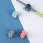 5 crochets de rangement muraux pour balais, sans perçage, pour cuisine, salle de bain, outils de rangement de brosses
