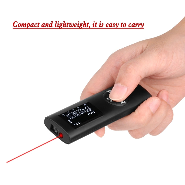 Télémètre laser mini JQ-60 60 m rechargeable, télémètre laser numérique portable, 60 m