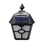 Applique murale LED solaire hexagonale, contrôle par capteur de lumière, éclairage paysager extérieur