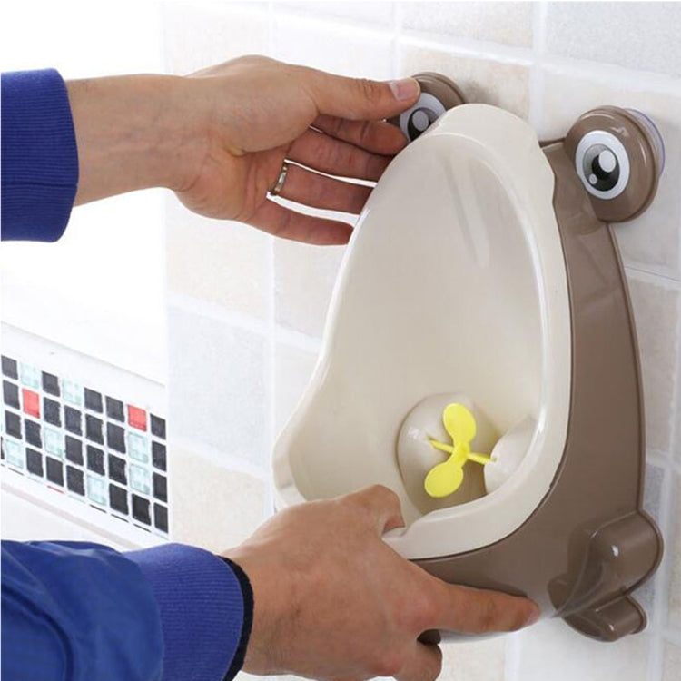 Toilette murale pour enfants en forme de grenouille dessin animé