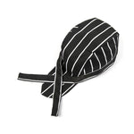 Casquette de travail unisexe style simple pour chef et serveur, casquette de pirate, turban, turban 2, turban rouge, turban noir, turban à rayures, turban 1