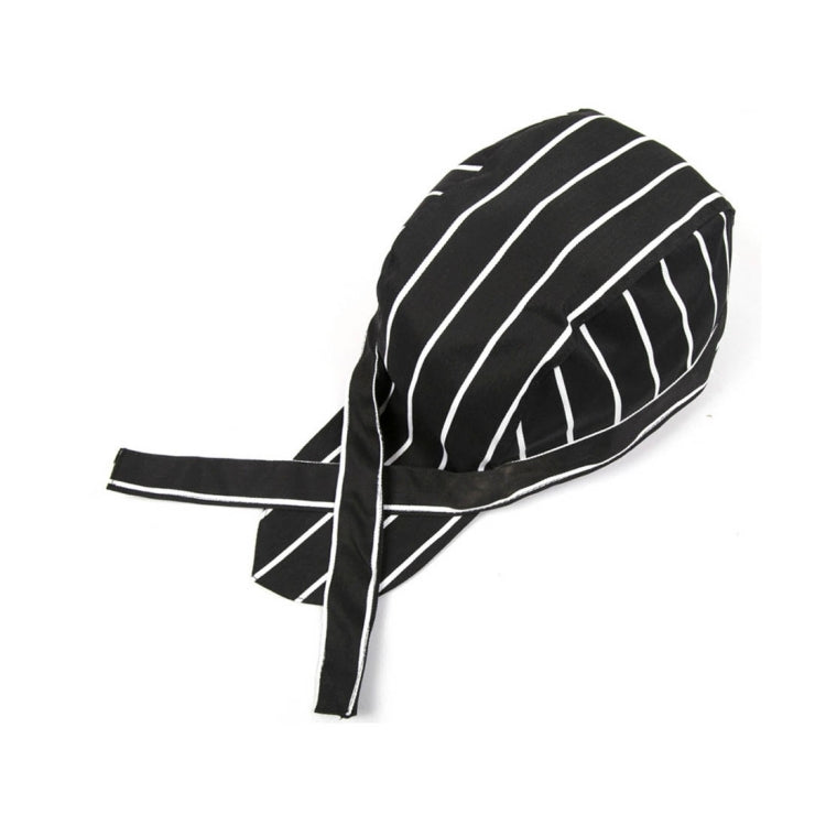 Casquette de travail unisexe style simple pour chef et serveur, casquette de pirate, turban, turban 2, turban rouge, turban noir, turban à rayures, turban 1