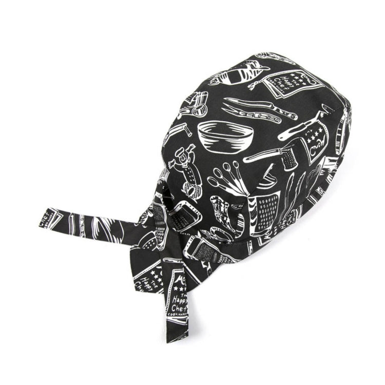Casquette de travail unisexe style simple pour chef et serveur, casquette de pirate, turban, turban 2, turban rouge, turban noir, turban à rayures, turban 1