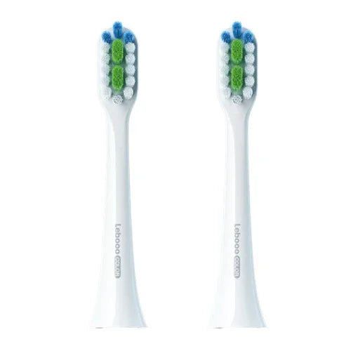 HUAWEI Lebooo LBS-T053A 2 têtes de brosse à dents intelligentes (pour HCB0001), tête de brosse LBS-T053A (Noir), tête de brosse LBS-T053A (Blanc)