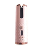 Fer à friser automatique portable mini sans fil à chargement USB multifonction avec écran LCD
