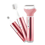 Tondeuse rechargeable étanche 3 en 1 220V pour sourcils, vibrisses et épilation du corps, Prise EU