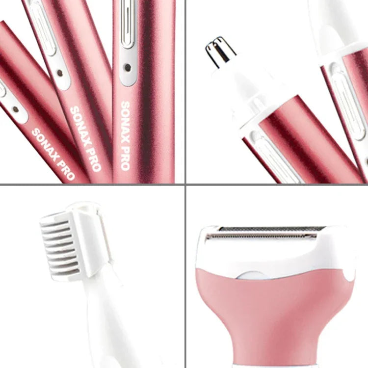 Tondeuse rechargeable étanche 3 en 1 220V pour sourcils, vibrisses et épilation du corps, Prise EU