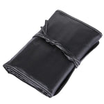 32 Pinceaux de Maquillage Professionnels avec Manche Couleur Bois + Trousse de Rangement en Cuir PU, 32 Pièces