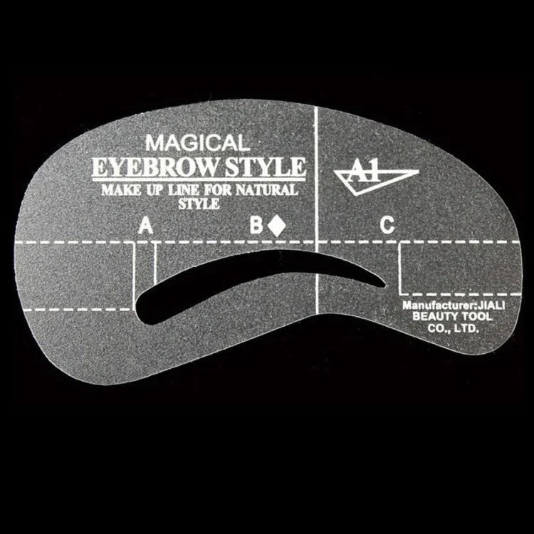 24 pochoirs à sourcils, 24 pochoirs à sourcils