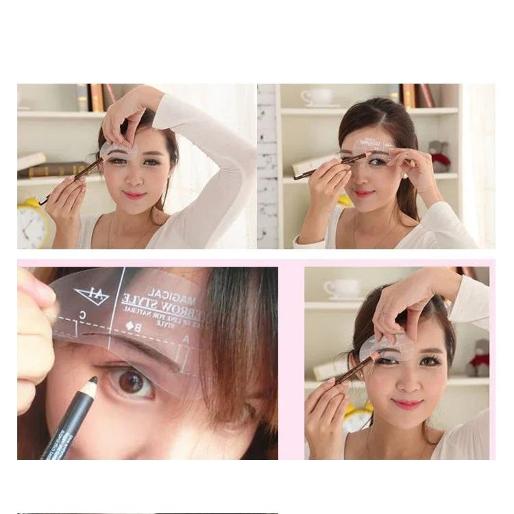 24 pochoirs à sourcils, 24 pochoirs à sourcils