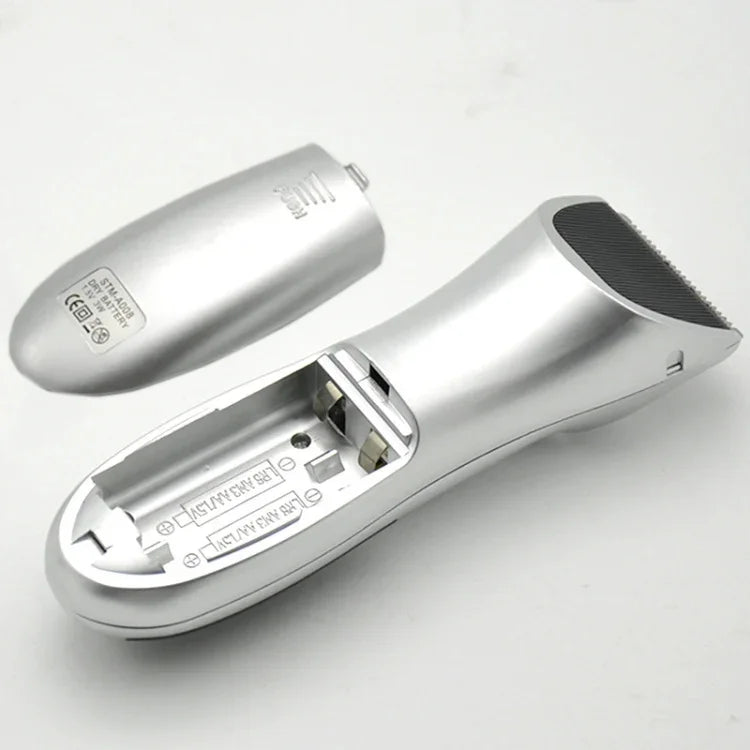 Rasoir électrique alimenté par batterie pour enfants, Machine à couper les cheveux pour hommes (Argent)