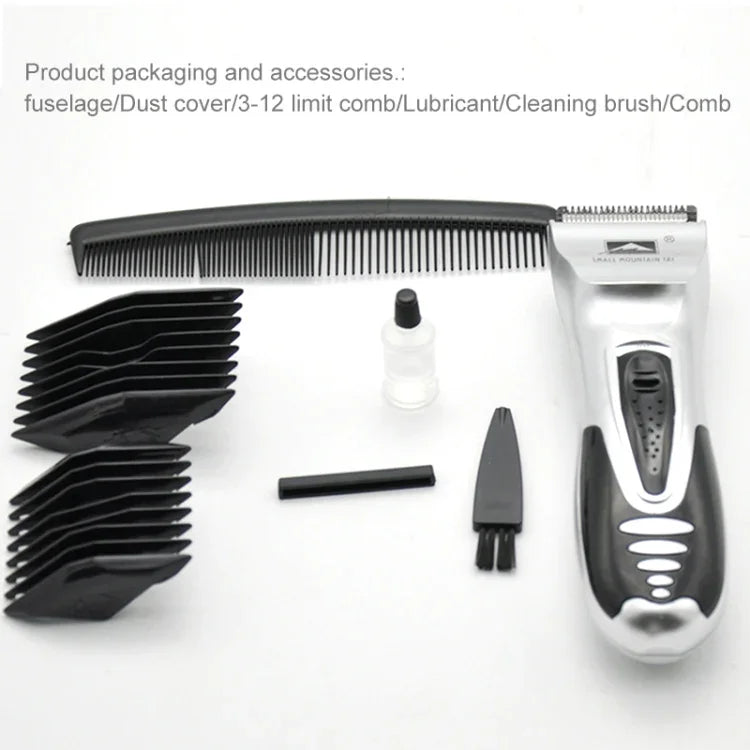 Rasoir électrique alimenté par batterie pour enfants, Machine à couper les cheveux pour hommes (Argent)