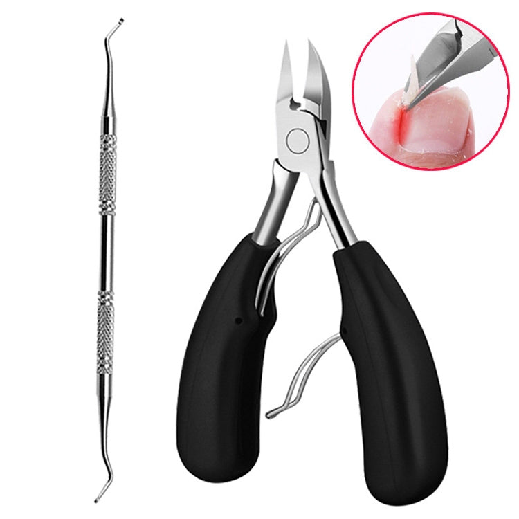 Coupe-ongles 2 en 1 pour Paronychie en Acier Inoxydable avec Pince à Ongles Olecrane et Soulève-ongles Incarnés