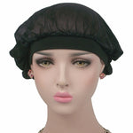 Bonnet de nuit en satin à large bande pour cheveux longs, bonnet de climatisation, motif noix de coco