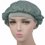 Bonnet de nuit en satin à large bande pour cheveux longs, bonnet de climatisation, motif noix de coco