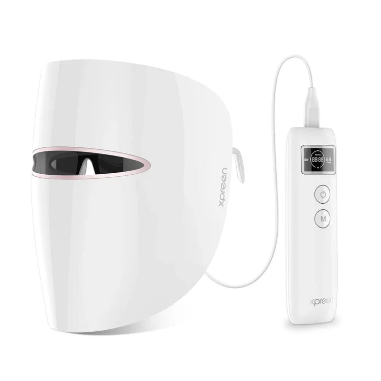 Masque Facial Traitement Acné Xpreen par Thérapie Lumière Bleue et Rouge