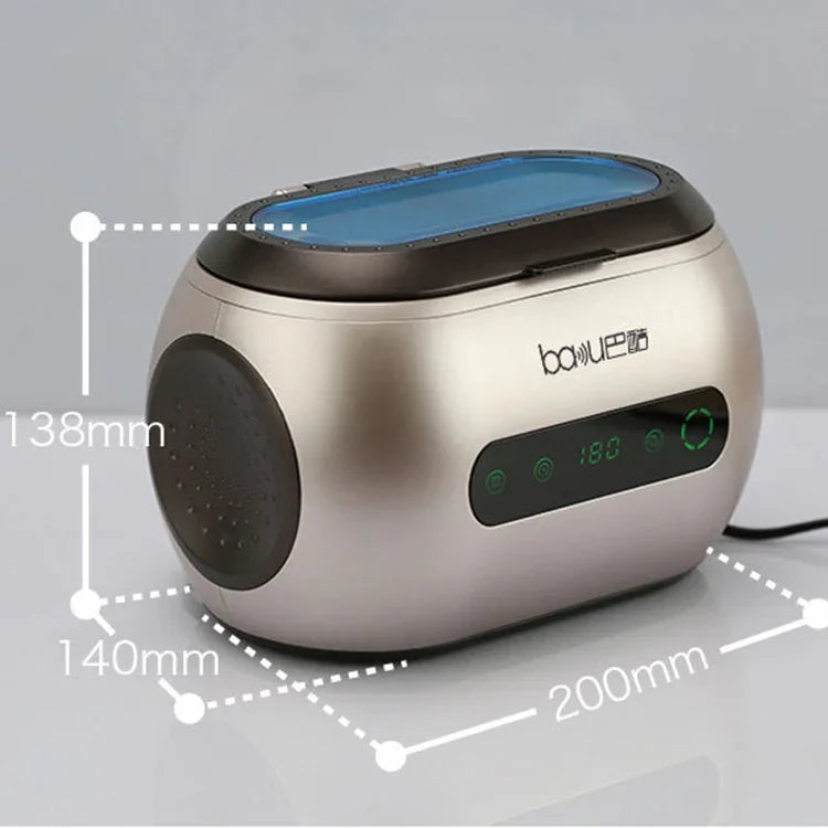 baku BA-3060A 110V Version Tactile Outil Ménager de Nettoyage Ultrasonique pour Lunettes et Bijoux, Prise US, Prise US