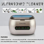 baku BA-3060A 110V Version Tactile Outil Ménager de Nettoyage Ultrasonique pour Lunettes et Bijoux, Prise US, Prise US