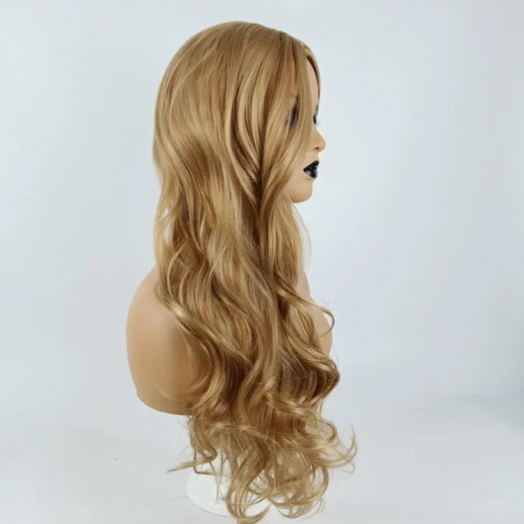 Perruque à cheveux longs bouclés dégradés pour femmes