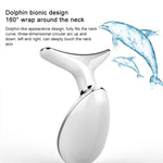 Appareil de beauté LED pour rides du cou à lumière colorée