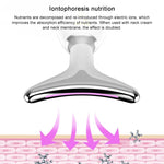 Appareil de beauté LED pour rides du cou à lumière colorée