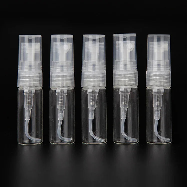 Flacon de parfum 50 PCS Flacon pulvérisateur Flacon de parfum Bouteille vide, Capacité: 2ML (Transparent), 2ML (Transparent)