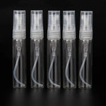 50 PCS Vaporisateur Flacon de Parfum Bouteille Vide, Capacité : 5 ml (Transparent), 5 ml (Transparent)
