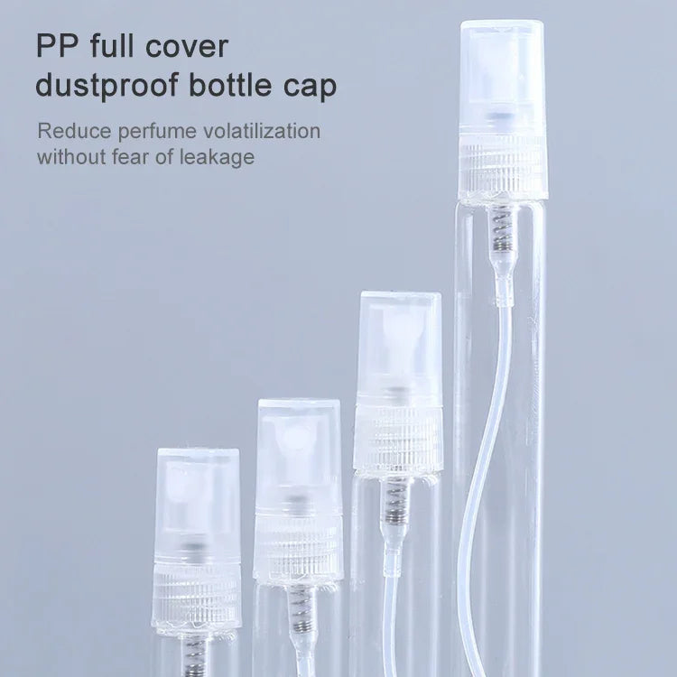 50 PCS Vaporisateur Flacon de Parfum Bouteille Vide, Capacité : 5 ml (Transparent), 5 ml (Transparent)