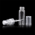 Lot de 50 flacons de parfum vides, capacité : 10 ml (transparent), 10 ml (transparent)