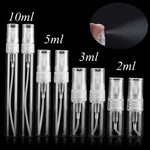 Lot de 50 flacons de parfum vides, capacité : 10 ml (transparent), 10 ml (transparent)
