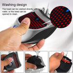Rasoir électrique HJ-2018 pour hommes, tondeuse à cheveux auto-assistée avec chiffon Wai + éponge, version standard, prise CN, avec chiffon Wai + éponge