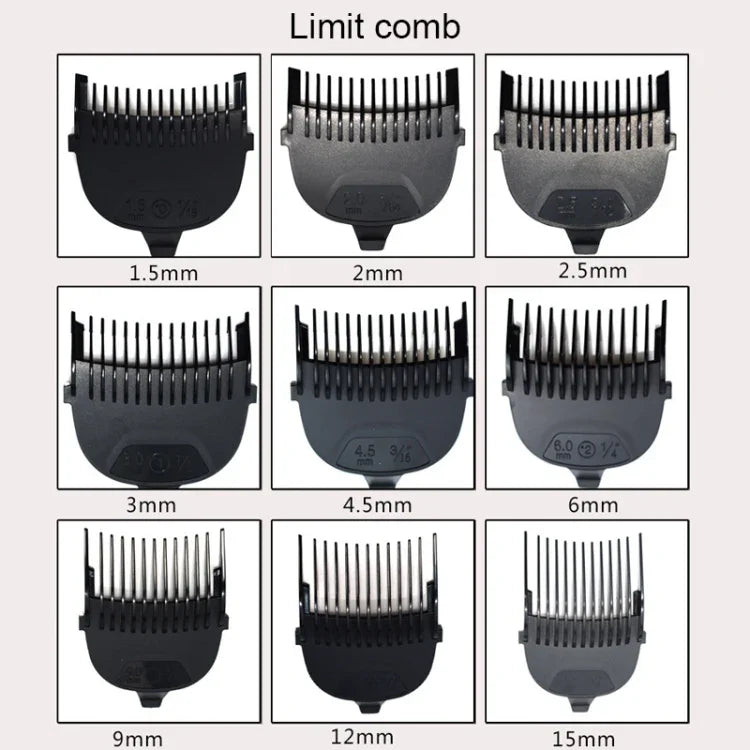 Rasoir électrique pour hommes HJ-2018, tondeuse à cheveux auto-assistée avec tête de coupe de rechange, version standard, prise CN, avec tête de coupe de rechange
