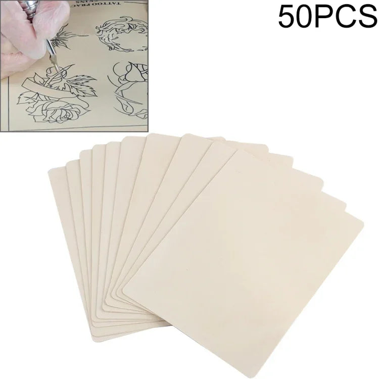 50 FAUX TATOUAGES EN SILICONE POUR LA PRATIQUE