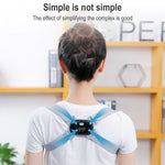 Correcteur de Posture Intelligent Adulte Enfant Rappel Intelligent de Posture Entraîneur de Posture, Orthèse (Gris), Orthèse (Noir), Orthèse (Rose)