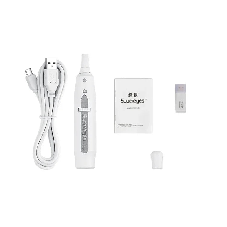 Endoscope électronique numérique sans fil Supereyes Y008P pour oreilles, nez et bouche, Y008P